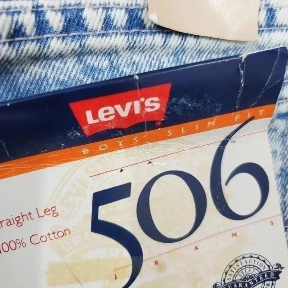 Vintage Boys Stone washed slim Levi 506. S… - Picture 5 of 7